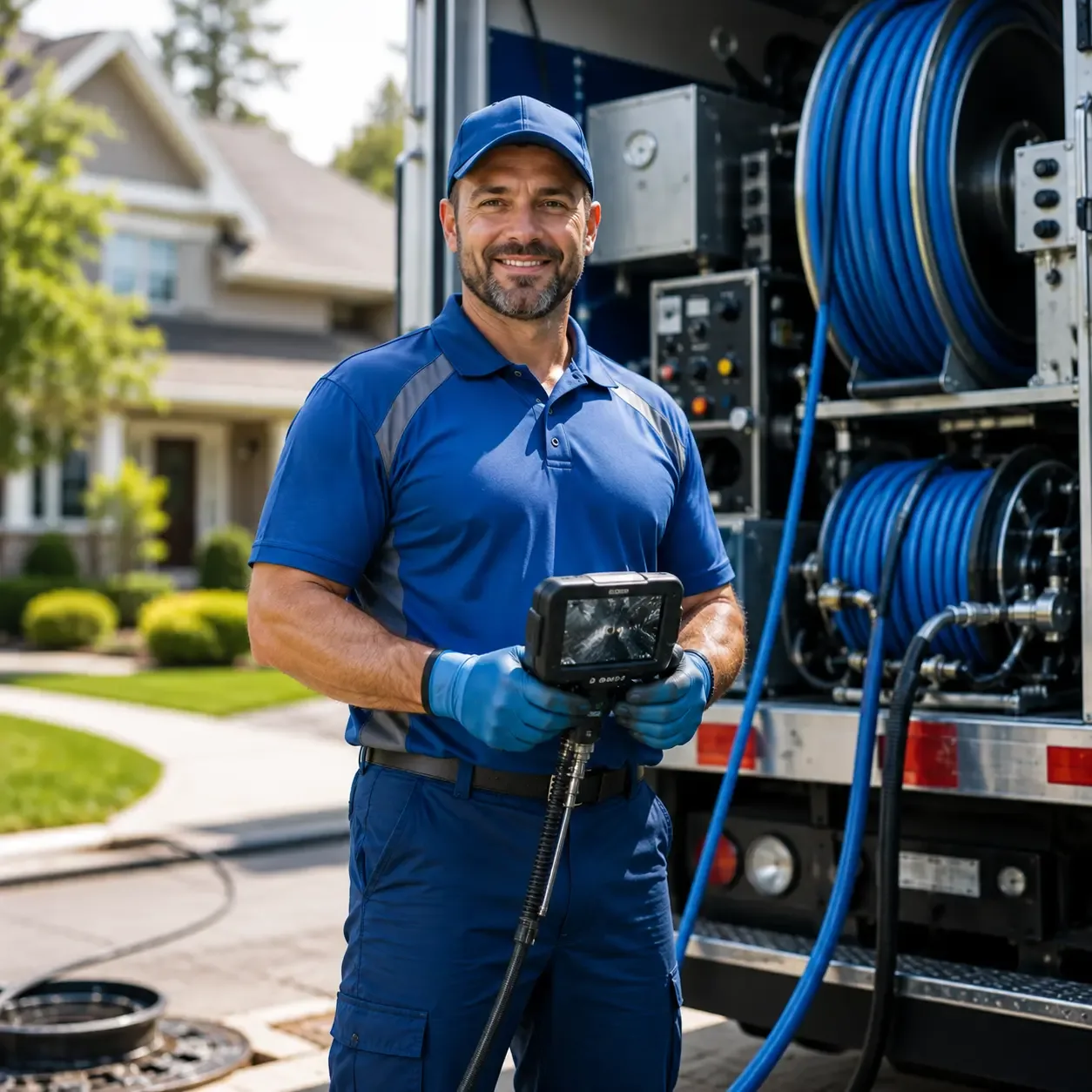 Local outdoor drain cleaning specialists in Amelia, OH